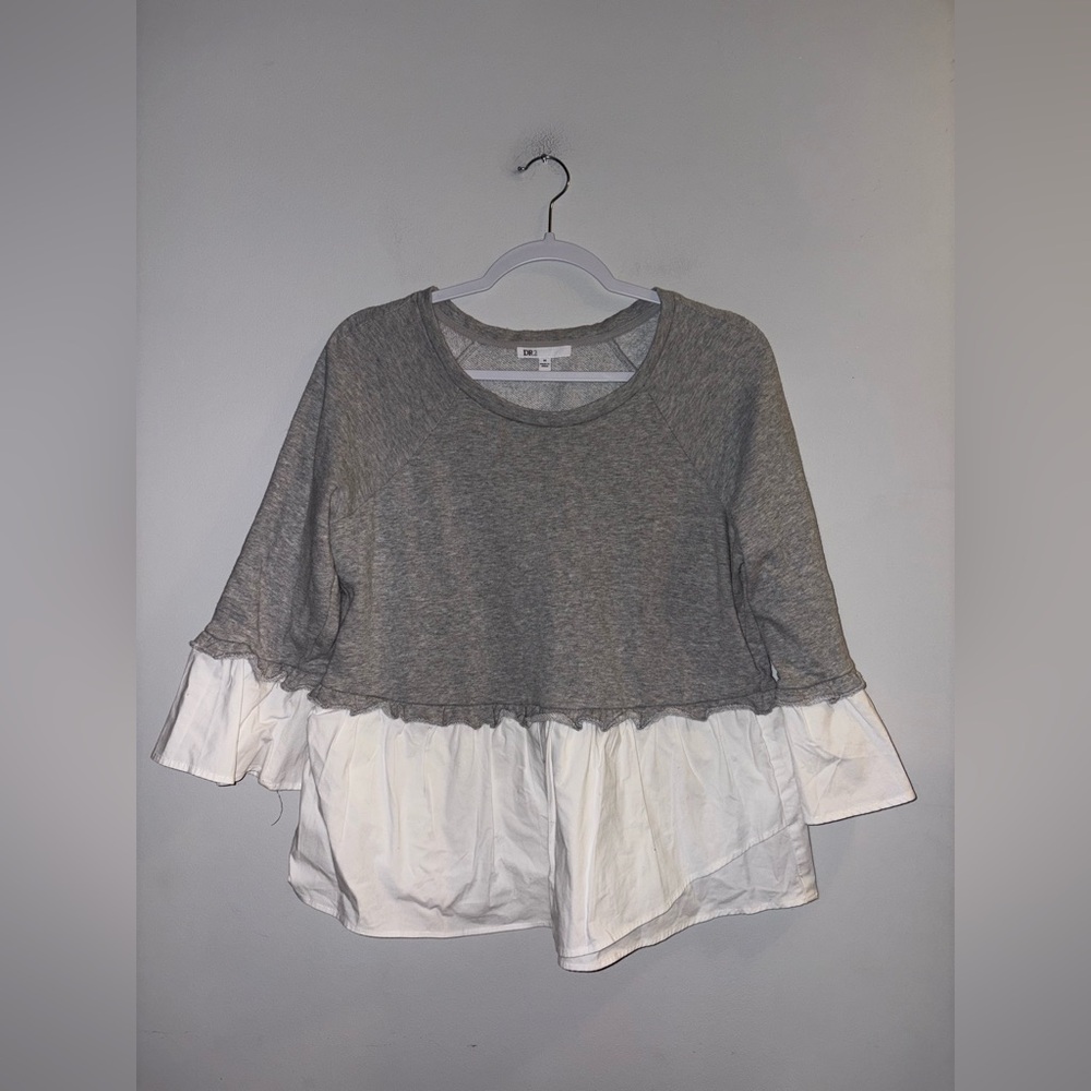 DR2 — Grey Sweater Blouse